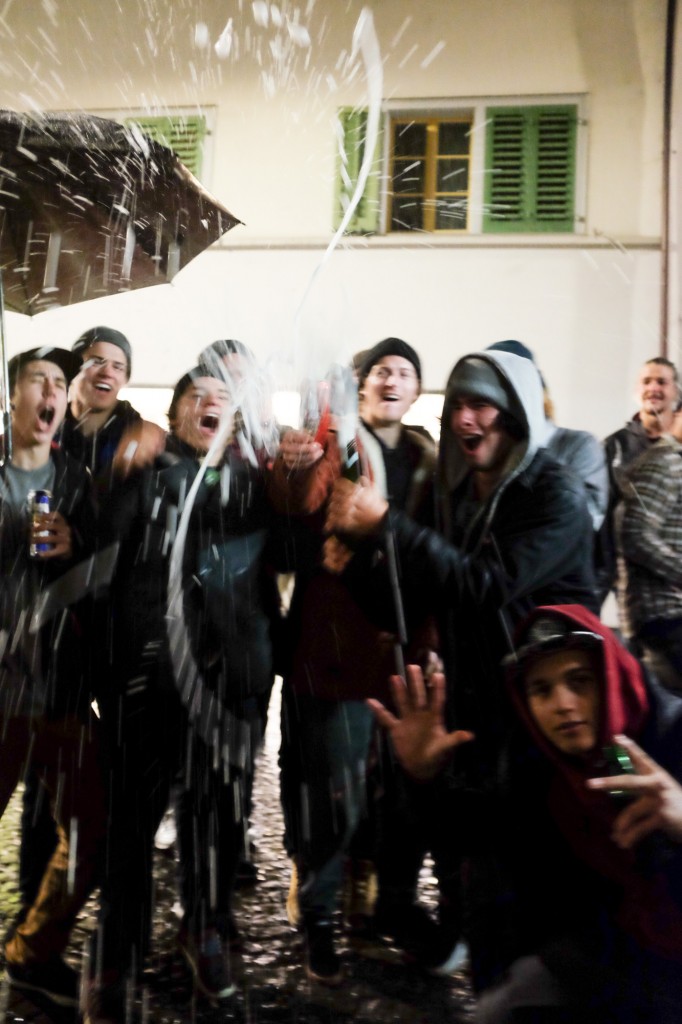 The premiere in Schwyz was wet and blurry, just how we like it.